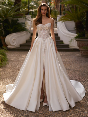 Rochie de mireasă printesa satin SONATA by Monreal