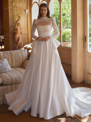 Rochie de mireasă prințesă din satin SORANO by Rillianse