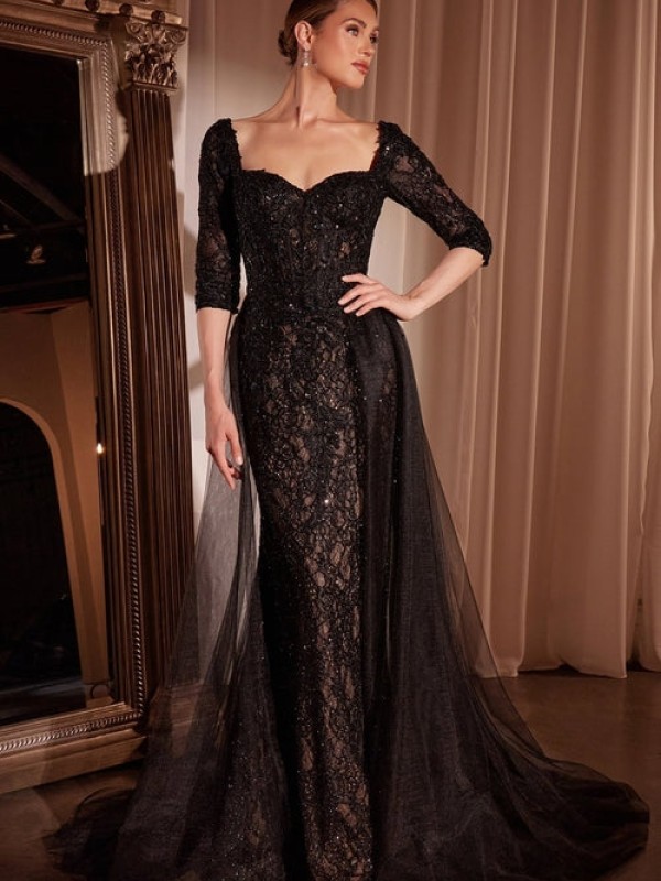 Rochie de seara sirena dantela DAVINCI CD 749