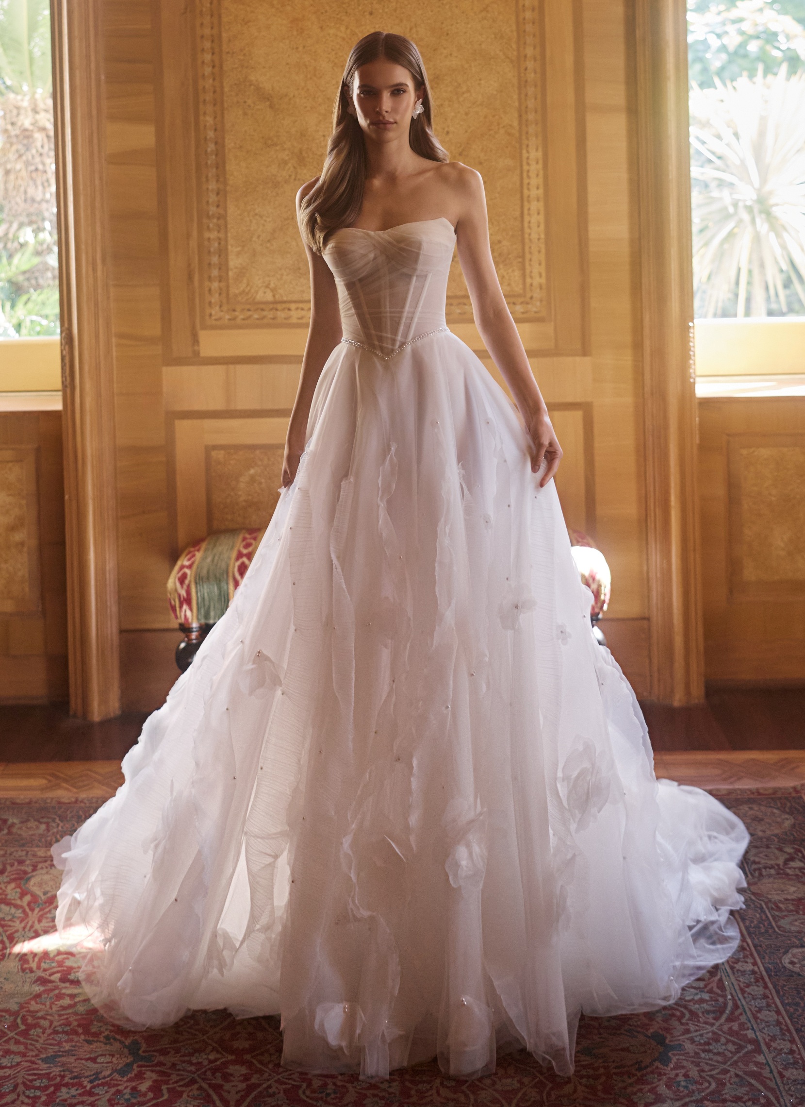 Rochie de mireasă prințesă vaporoasă FELICITA by Rillianse
