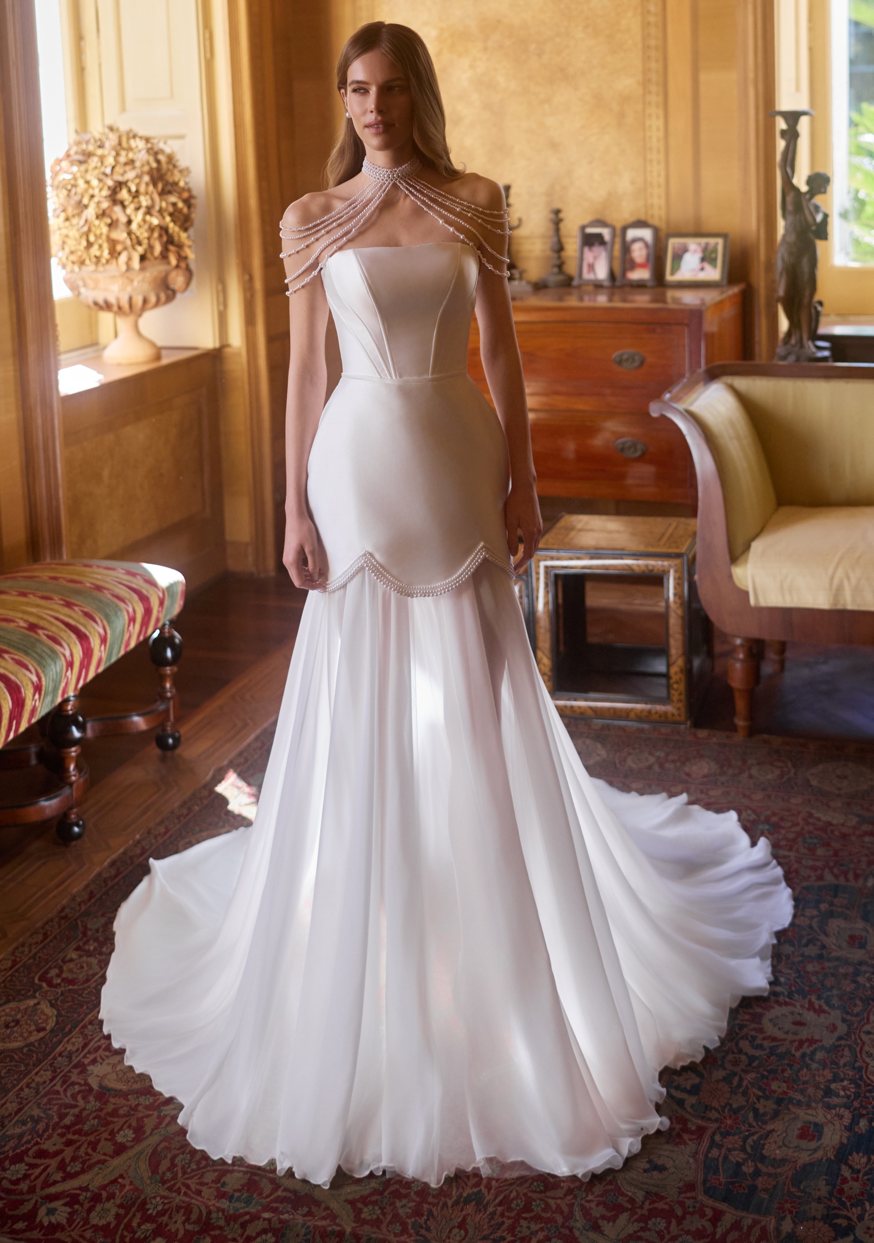Rochie de mireasă scurtă cu fustă detașabilă KATE