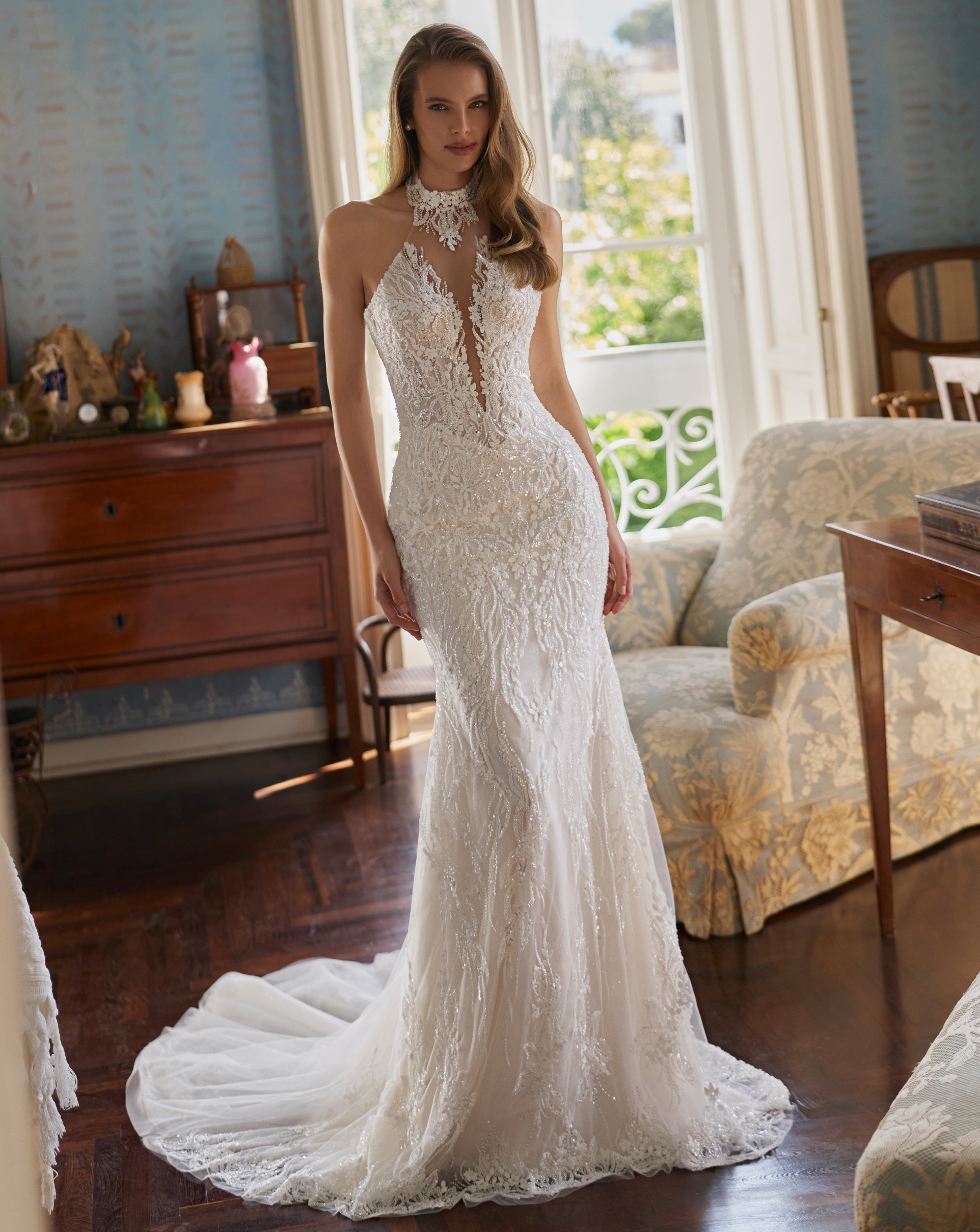 Rochie de mireasă sirenă cu broderie ESTEL by Monreal