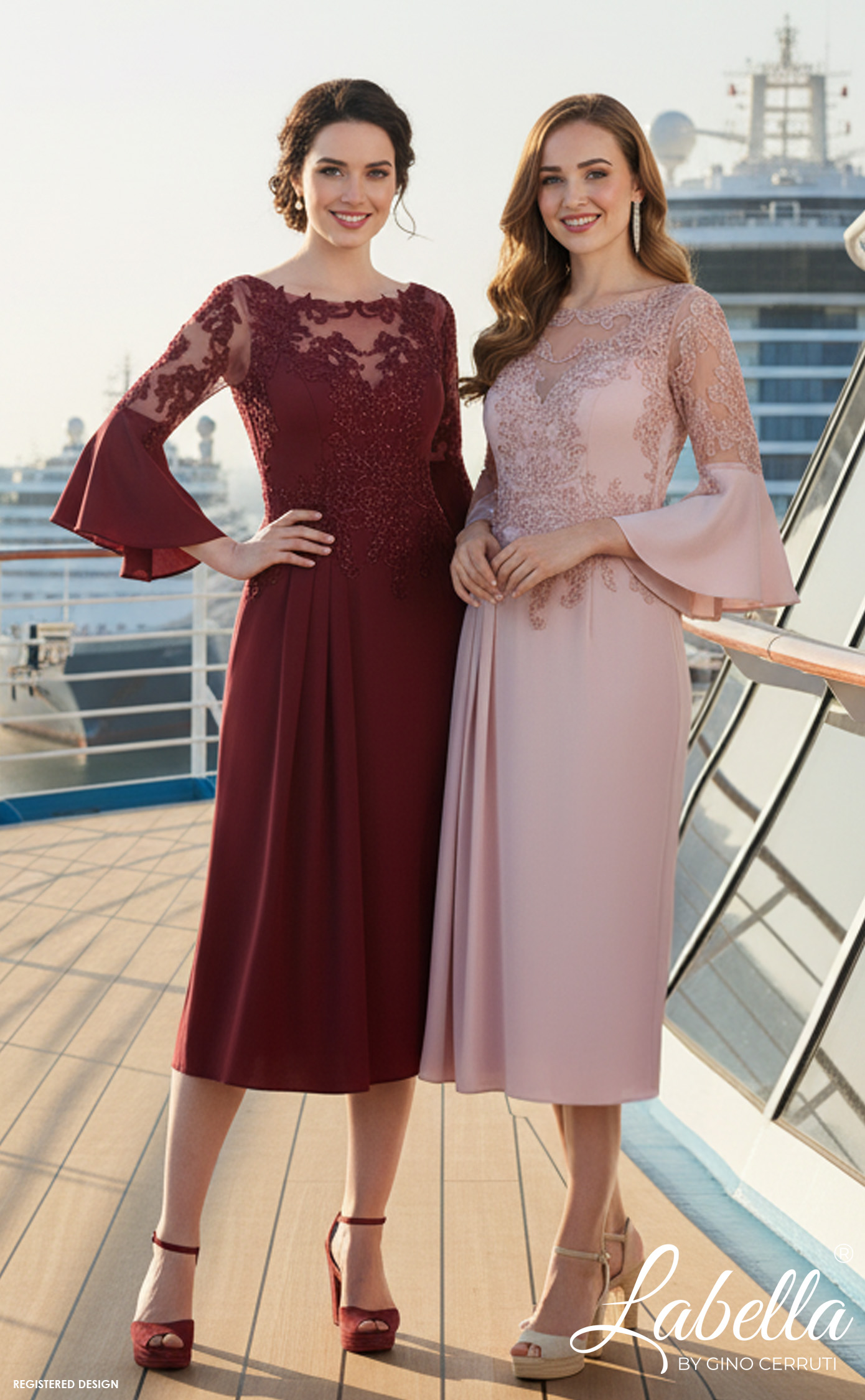 Rochie de ocazie midi JULIET 8013 by Ceruti Couture