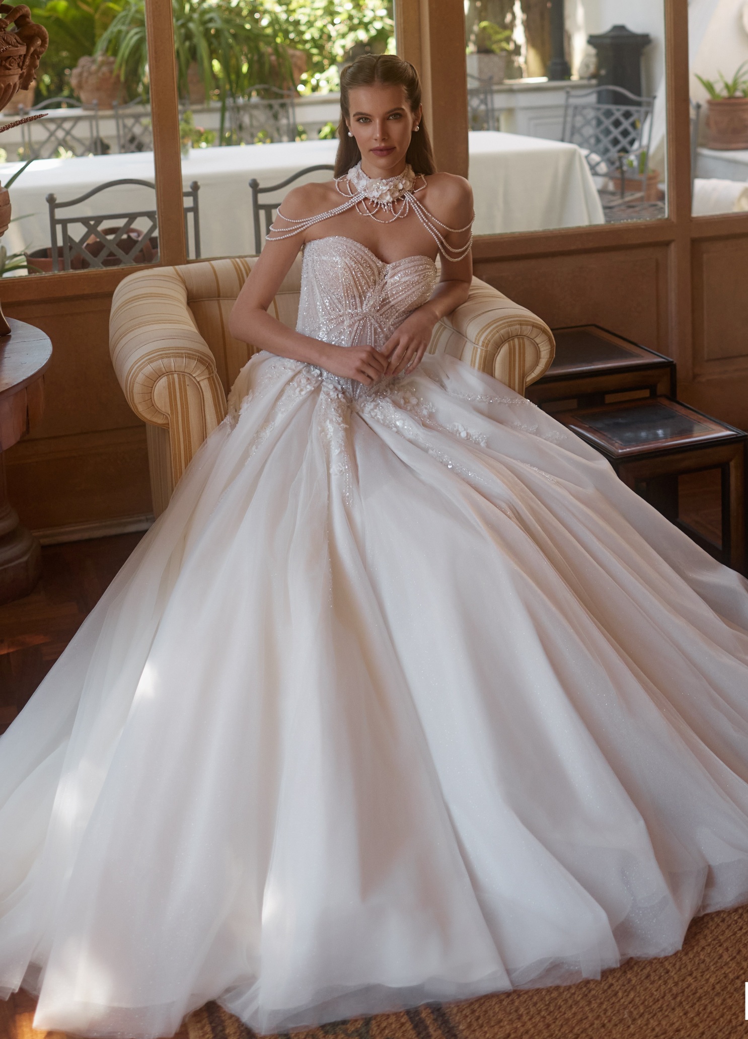 Rochie de mireasă prințesă cu cristale BAROCO by Rillianse