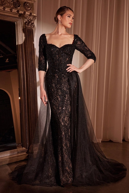 Rochie de seara sirena dantela DAVINCI CD 749