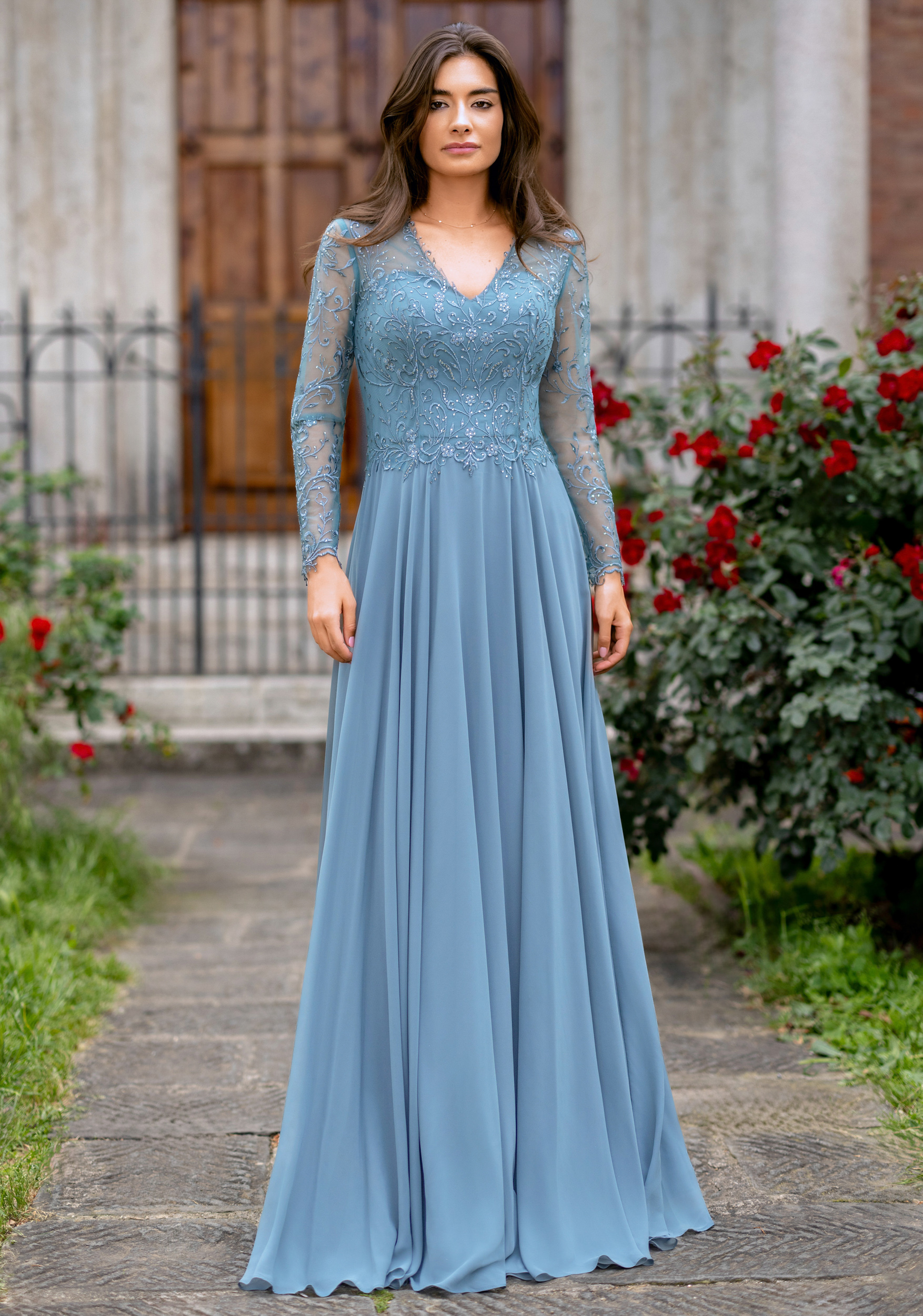 Rochie de seara voal CK 1029