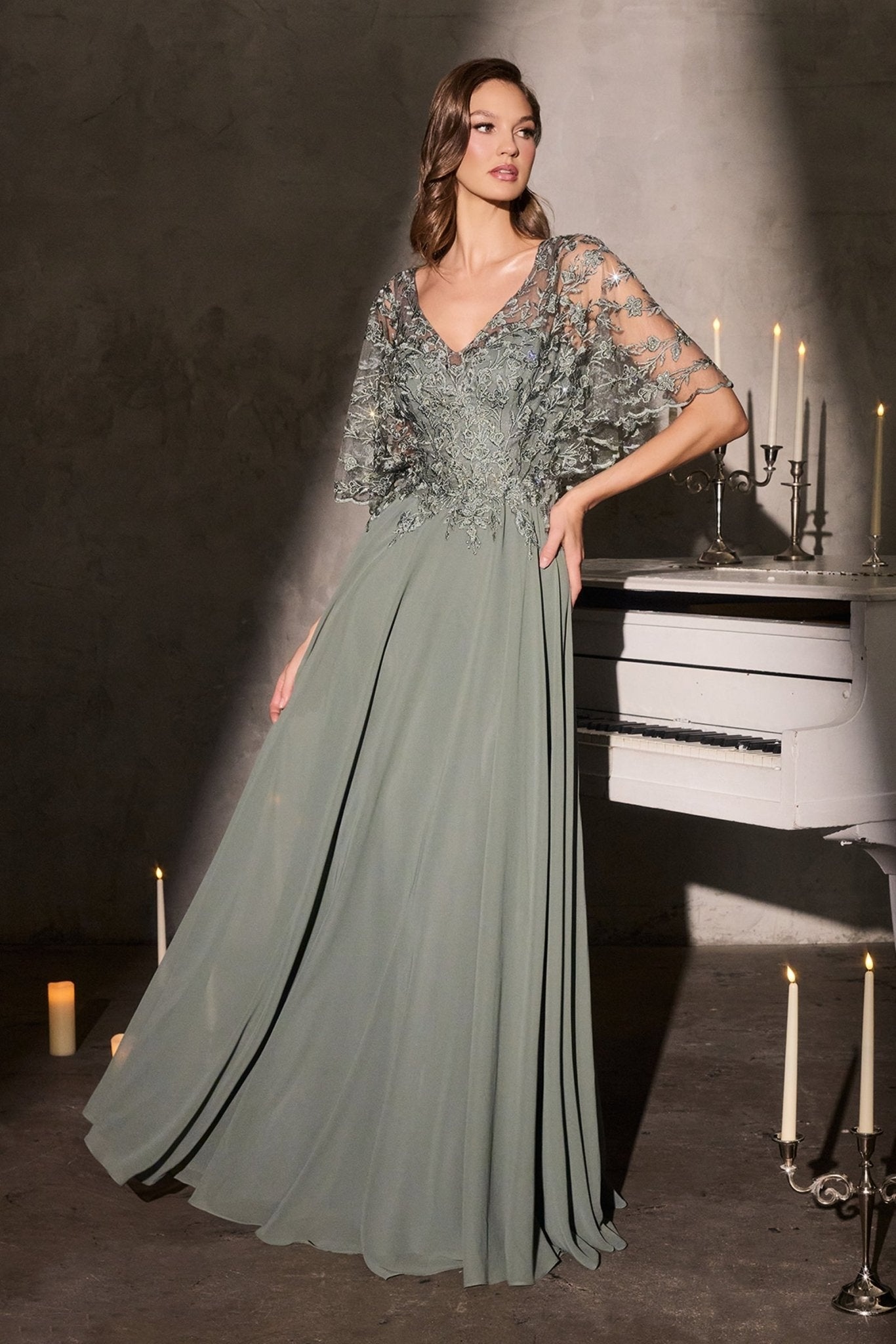 Rochie de seara voal DAVINCI CL10