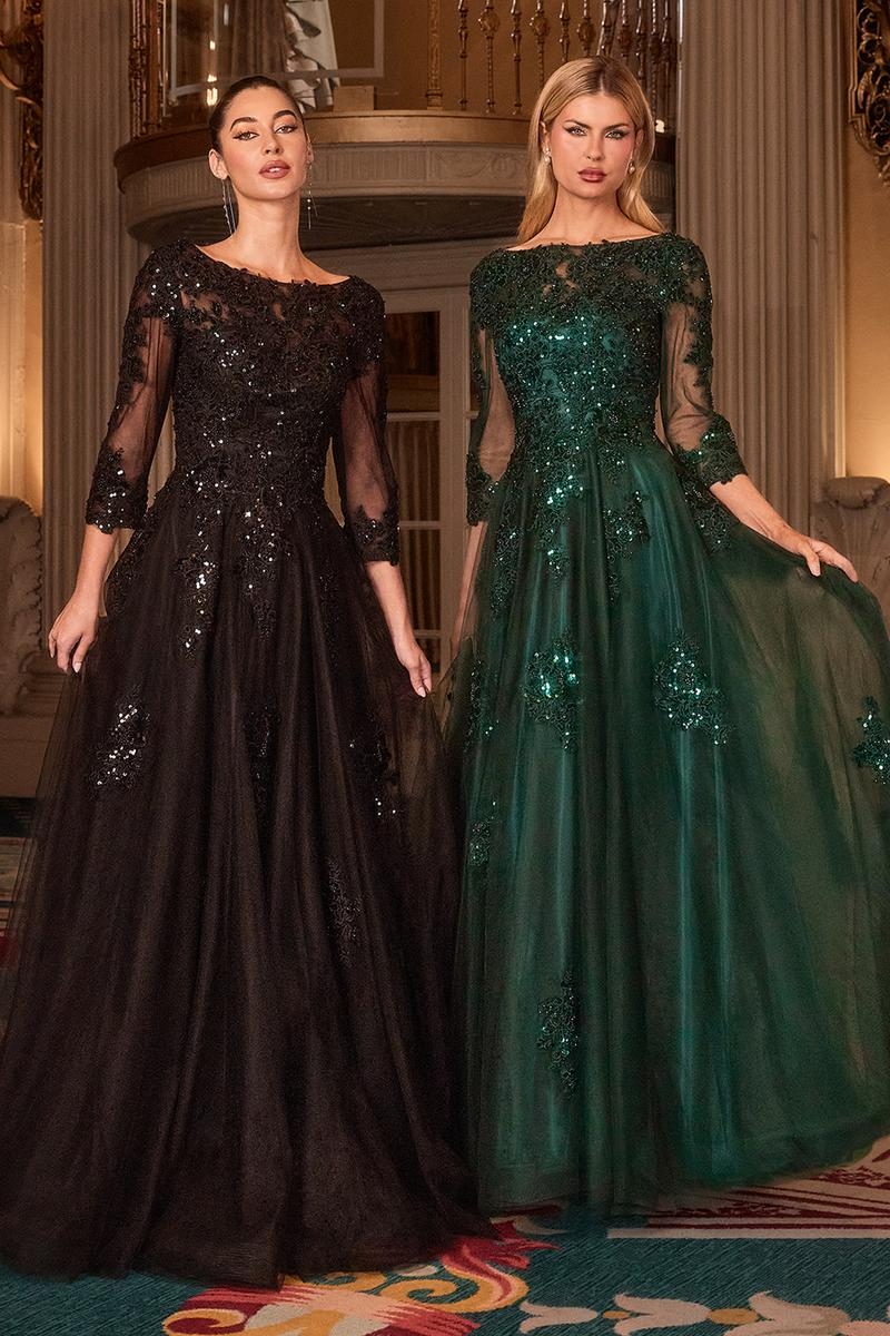 Rochie de seară dantela DAVINCI J 883
